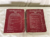 Car Shop Manual 1989.