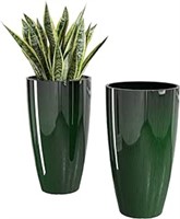 21 Inch Large Outdoor Planters, Tall Planters