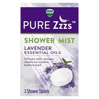 Vicks Pure Zzzs Shower Mist  3 Shower Tablets  ...