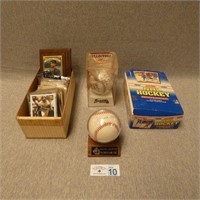 Hank Aaron Baseball (no COA), Baseball Cards