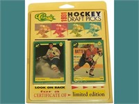TWO (2) 1991 Classic Hockey Draft Picks