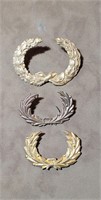 Lot of Indian Wars US Army Hat Wreath Badges