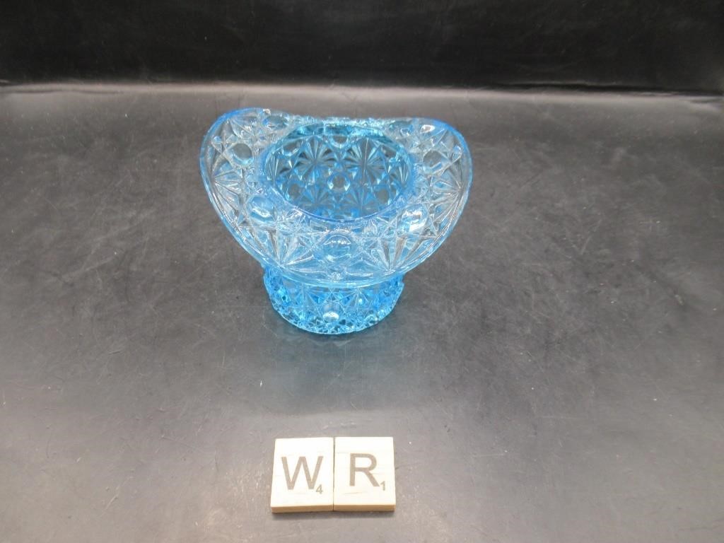 GLASS HAT CANDY DISH