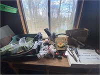 Shed lot incl Deerchaser, Hand Tools, etc..