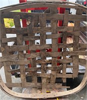 Antique tobacco drying basket