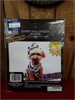 Halloween Pet Inmate Costume Adjustable