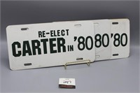 (3) Re-Elect Carter in '80 License