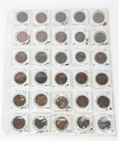 Coin Collection Of Canada Large Cents In 2x2's
