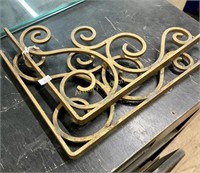 ORNATE METAL SHELF BRACKETS