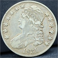 1831 bust half dollar