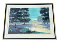 DALTON MORNING Signed landscape Acrylic on Paper