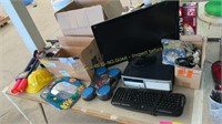 Kids Toys, Computer Monitor, Keyboard