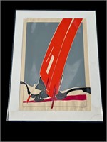 Signed and Numbered Mid Century Lithograph