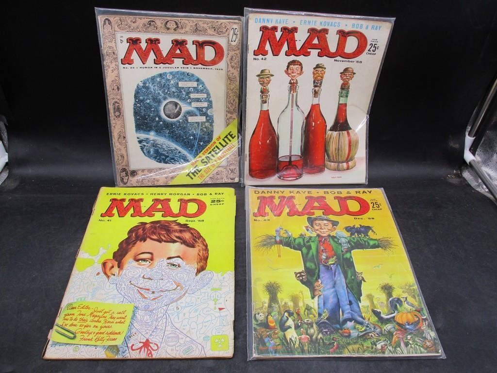 4 Issues of MAD Magazine