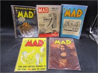 5 Issues of MAD Magazine