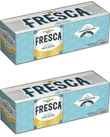 2 CASE FRESCA SPARKLING SODA WATER 12 CANS BBF