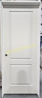 28" Right Hand 2 Panel Colonist White Door