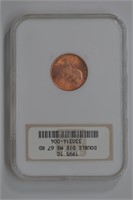 1995 DDO Lincoln Cent NGC MS67