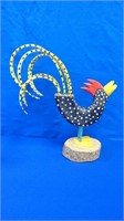 Folk Art Wooden Rooster By Reed Timmons