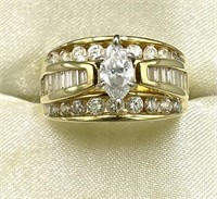 BEAUTIFUL DIAMOND NICE WEDDING SET