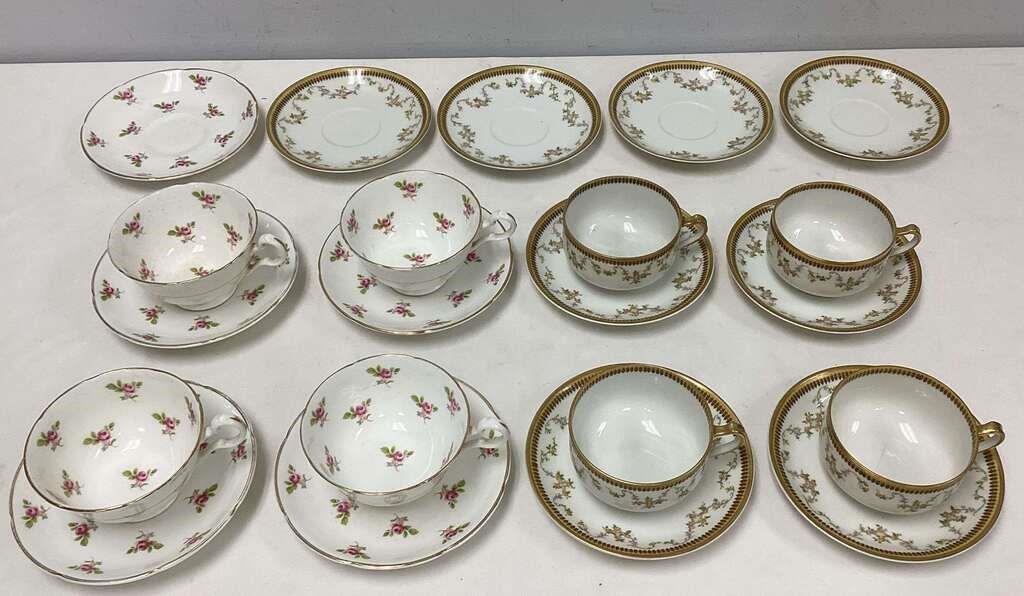 Limoges, Royal Grafton Cup and Saucers