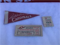 1942 St. Louis Cardinals Sportsman Park Ticket