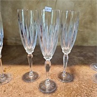 Cristal D'Arques Durand Crystal Champagne Flutes