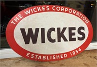 Wickes Wood Sign