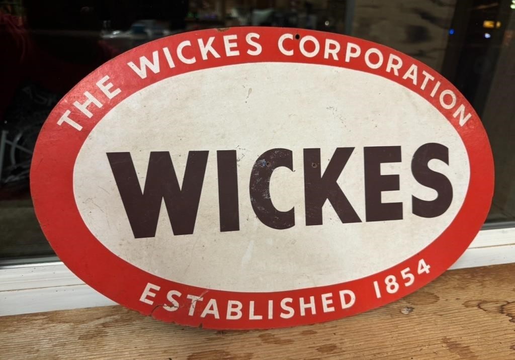 Wickes Wood Sign