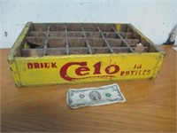 Vintage Celo In Bottles Sauk City WI Wood Crate