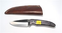 Custom Kevin Johnson Mint 440c 4" skinner knife
