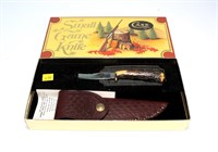 Case small game knife with sheath and original box