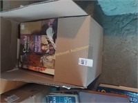 Boxes of Books, Cook Books, Fiction, Religion