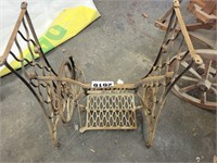 Cast Iron Singer Pedal Sewing Machine Base