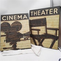 15x20 Pela Studio Cinema & Theater Wooden Plaques