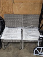 2- outdoor patio chairs