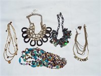 Beautiful statement necklaces. Beads and