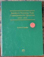 NATIONAL PARK COMM. QUARTERS BOOK W/31 COINS