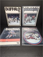 1972 Buffalo Sabres Hockey Magazine, Set of 4