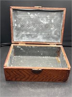 Vintage humidor wooden box (condition issue)