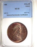 1966 Dollar NNC MS66 Canada