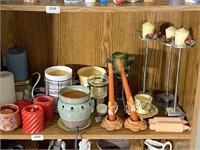 Shelf Full Of Assorted Candles