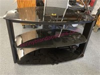 Nice glass tv stand (44.5in wide)