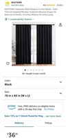 BLACKOUT CURTAINS (NEW)