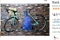 Dirza Wall Mount Bike Hanger  ( 2 pack)