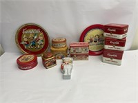 Lot of Campbell’s serving trays and tins