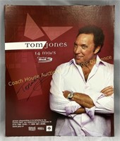 Tom Jones autographed Bell Center poster