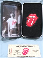 ROLLING STONES .999 FINE SILVER COLLECTOR COIN-MIB