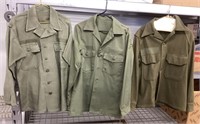 2 military shirts & 1 jacket