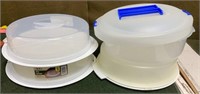 4 - Pie Savers w/ Lids